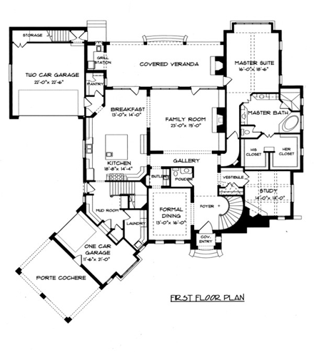 First Level Plan