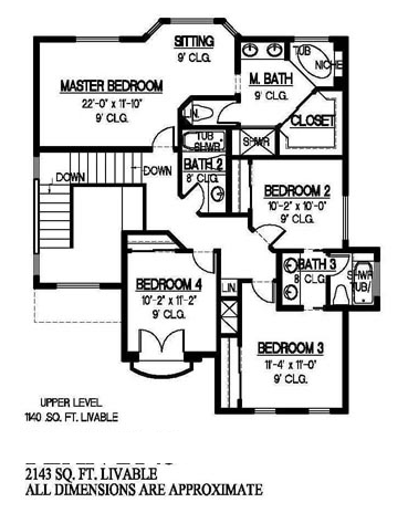 House Plan 54681 Level Two