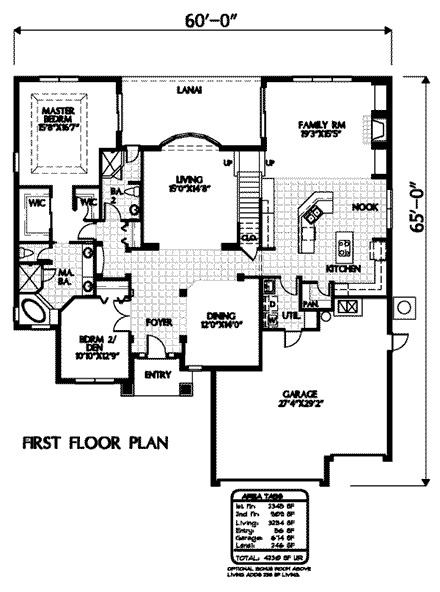 First Level Plan