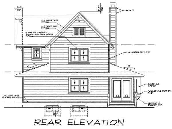 Rear Elevation