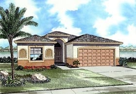 Plan 55714 - 1671 Square Feet