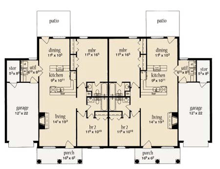 Multi-Family Plan 56239 Level One