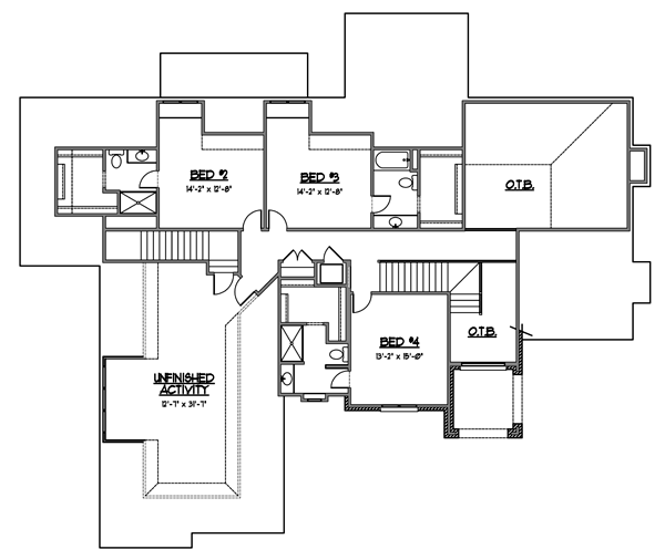 Plan 56612 | European Style with 4 Bed, 5 Bath, 3 Car Garage