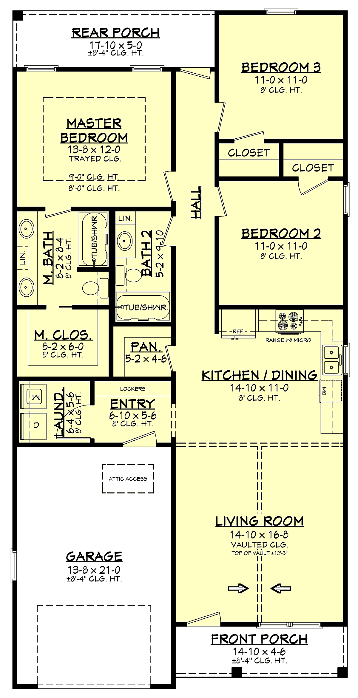 House Plan 56702 Level One