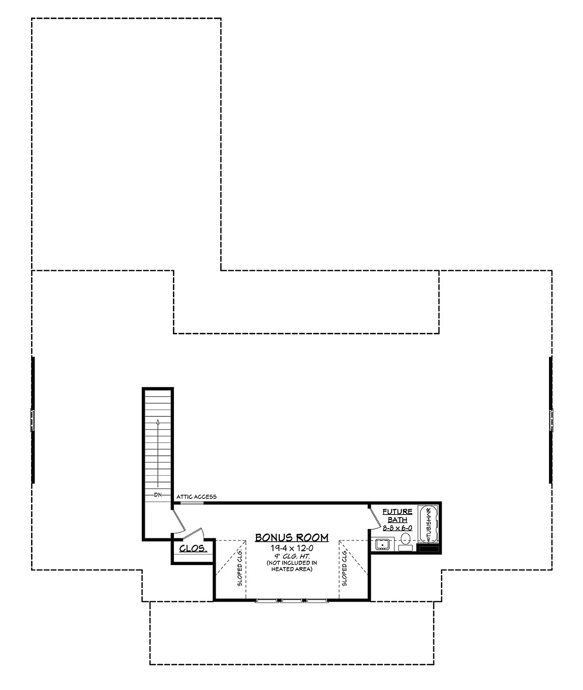 House Plan 56710 Level Two