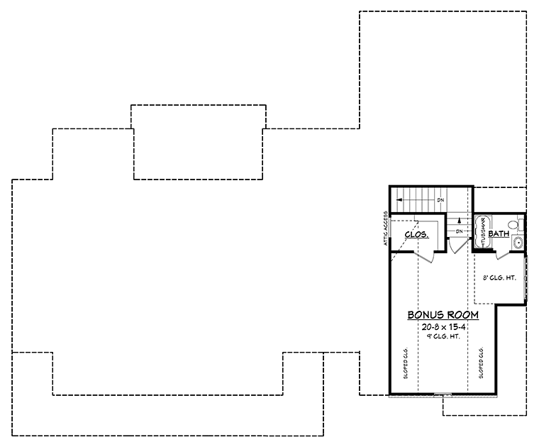 House Plan 56920 Level Two