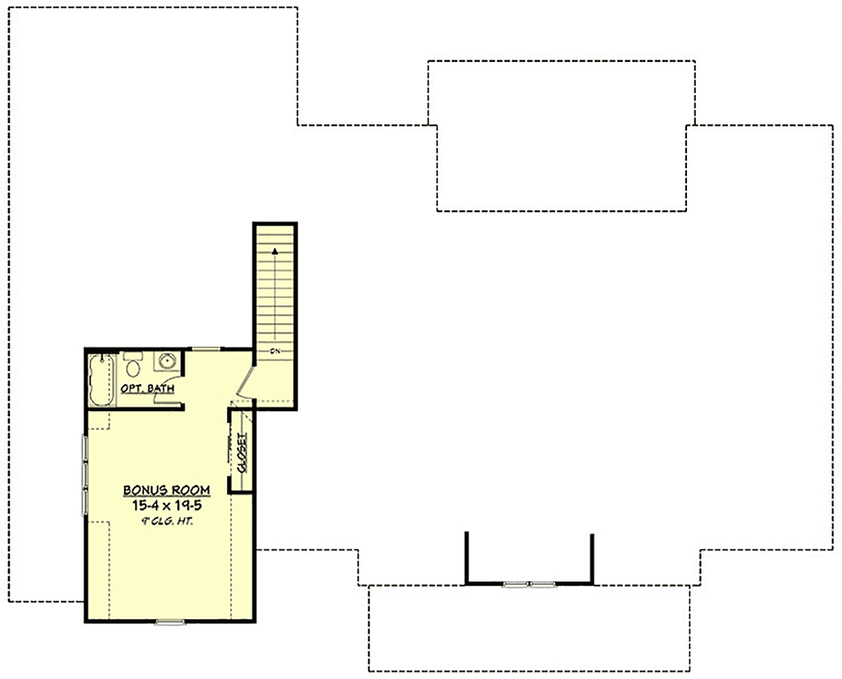 House Plan 56926 Level Two