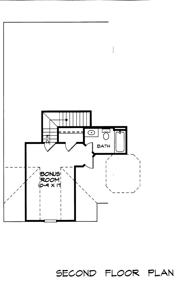 House Plan 58197 Level Two