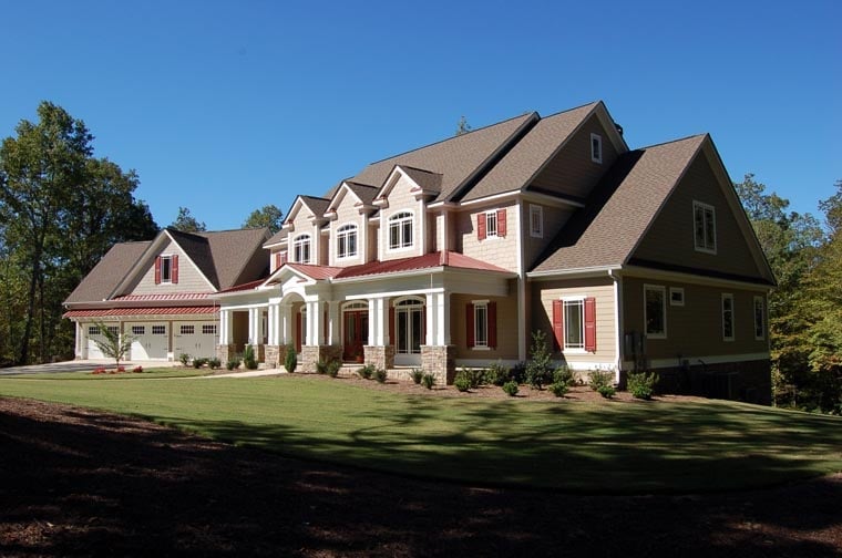 Craftsman, Traditional Plan with 3277 Sq. Ft., 4 Bedrooms, 5 Bathrooms, 3 Car Garage Picture 9
