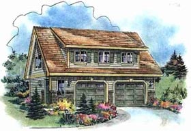 Plan 58541 - 624 Square Feet