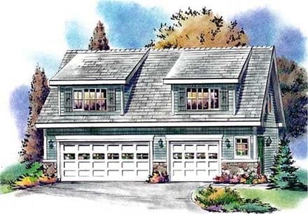 Plan 58557 - 928 Square Feet
