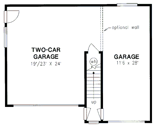 Garage Plan 58569 - 3 Car Garage Apartment Level One
