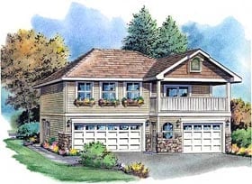 Plan 58569 - 877 Square Feet