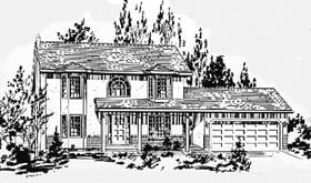 Plan 58875 - 1977 Square Feet