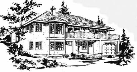 Plan 58878 - 1388 Square Feet