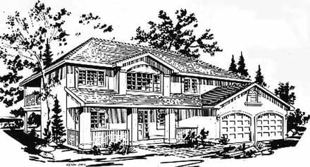 Plan 58881 - 1352 Square Feet