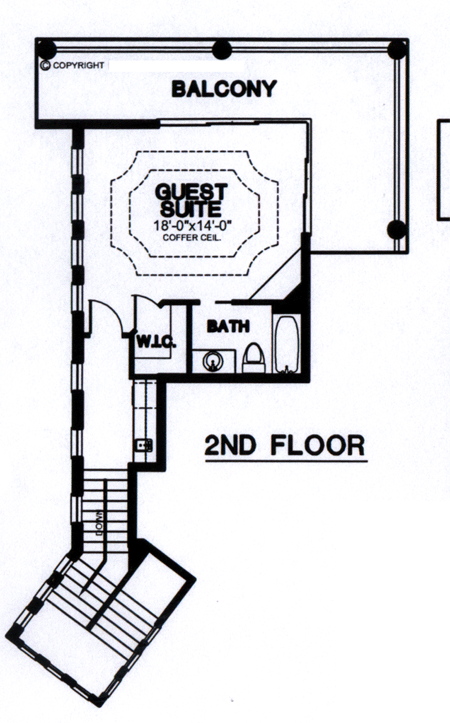 House Plan 58907 Level Two