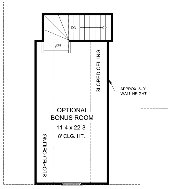 House Plan 59034 Level Three