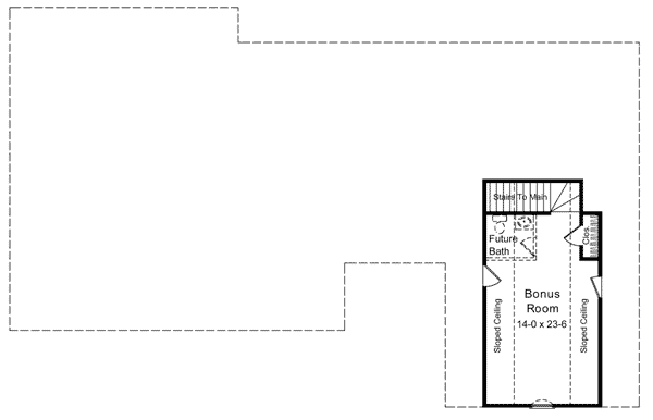 House Plan 59072 Level Three