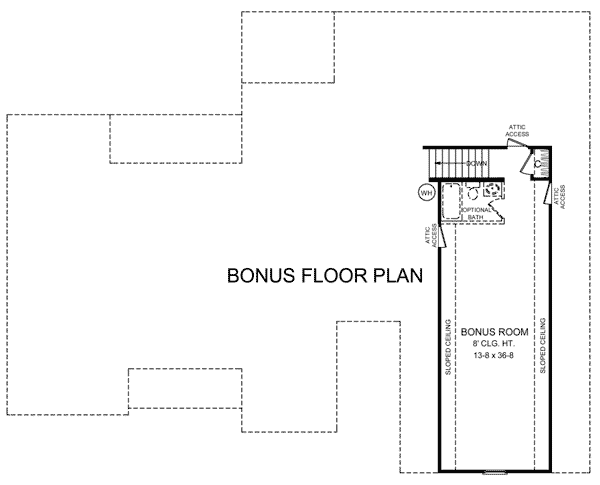 House Plan 59074 Level Two