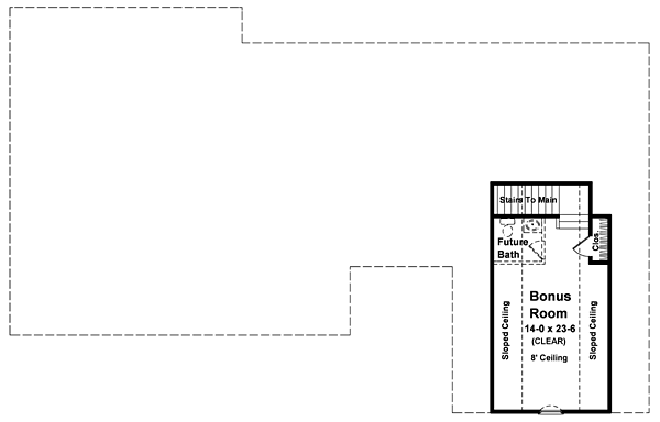 House Plan 59089 Level Two