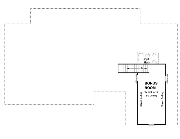 House Plan 59107 Level Two