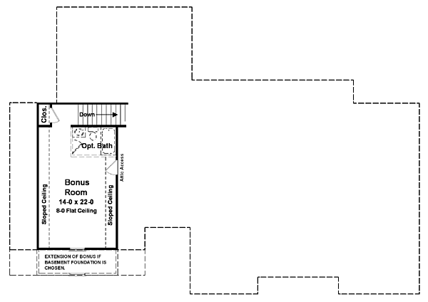 House Plan 59111 Level Two