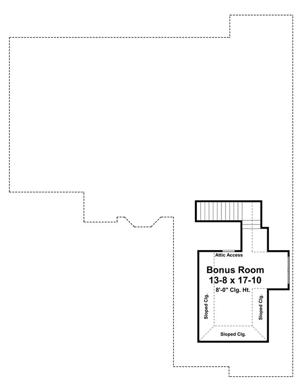 House Plan 59132 Level Two