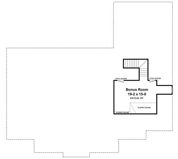 House Plan 59145 Level Two