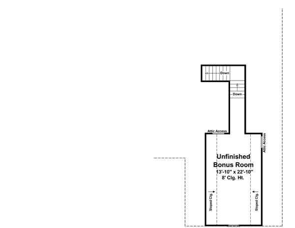 House Plan 59149 Level Two