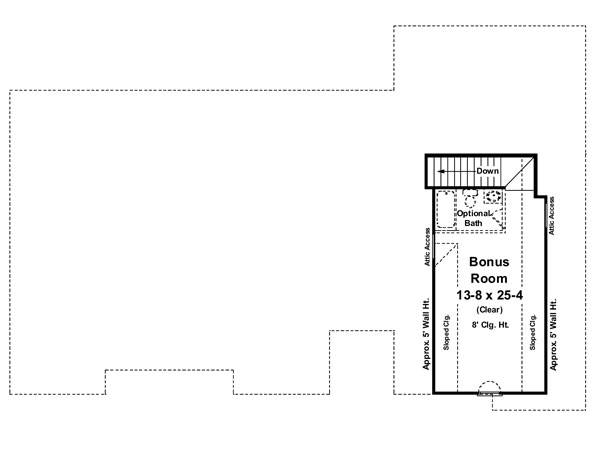 House Plan 59152 Level Two