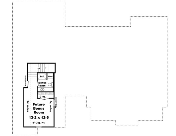 House Plan 59175 Level Two