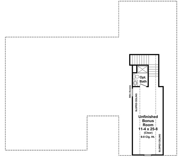House Plan 59183 Level Two