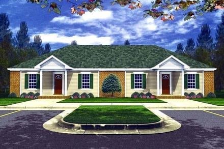 Plan 59208 - 1980 Square Feet
