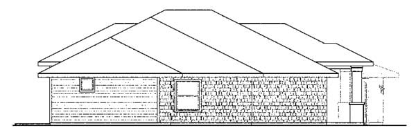 Bungalow, Florida, Ranch Plan with 2657 Sq. Ft., 3 Bedrooms, 3 Bathrooms, 4 Car Garage Picture 3