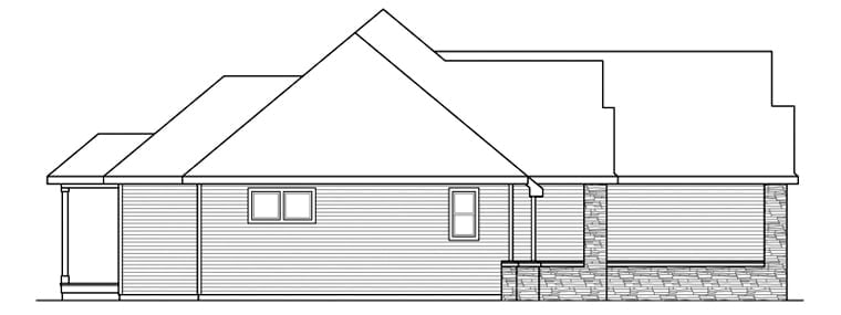 Contemporary, Country, Craftsman, Traditional Plan with 2283 Sq. Ft., 3 Bedrooms, 3 Bathrooms, 2 Car Garage Picture 2
