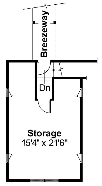 Garage Plan 59450 - 2 Car Garage Level Two