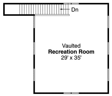 Garage Plan 59474 - 0 Car Garage Apartment Level Two