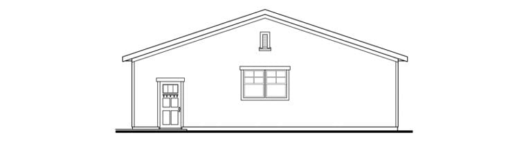 Craftsman Plan with 693 Sq. Ft., 6 Car Garage Picture 3