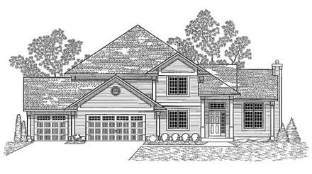 Plan 59664 - 2900 Square Feet
