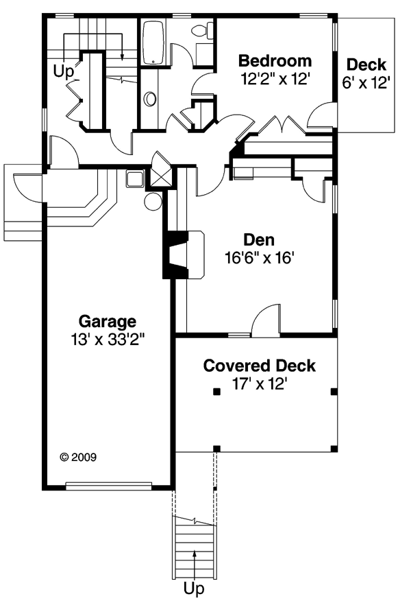 House Plan 59720 Level One