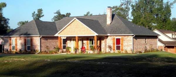 Cottage, Country, Craftsman Plan with 1853 Sq. Ft., 3 Bedrooms, 2 Bathrooms, 2 Car Garage Picture 2
