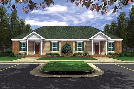 Plan 59986 - 1402 Square Feet