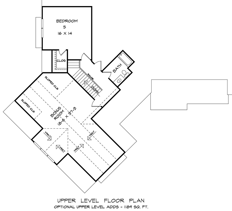 House Plan 60063 Level Two