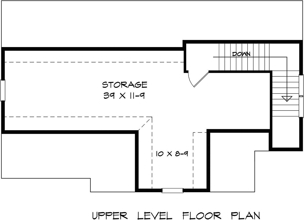 Garage Plan 60087 - 3 Car Garage Level Two