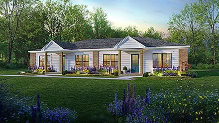 Plan 60136 - 2304 Square Feet