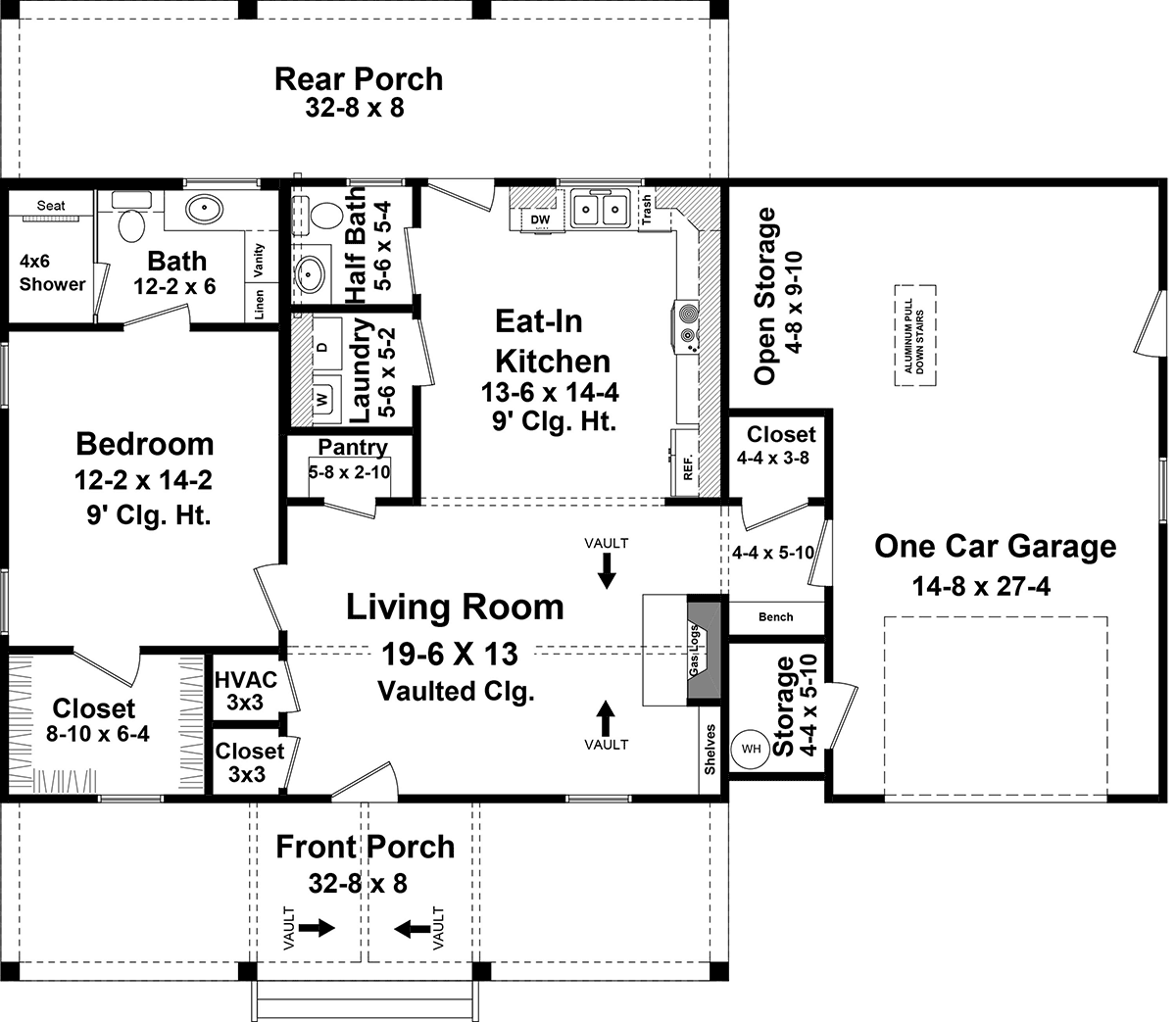House Plan 60138 Level One