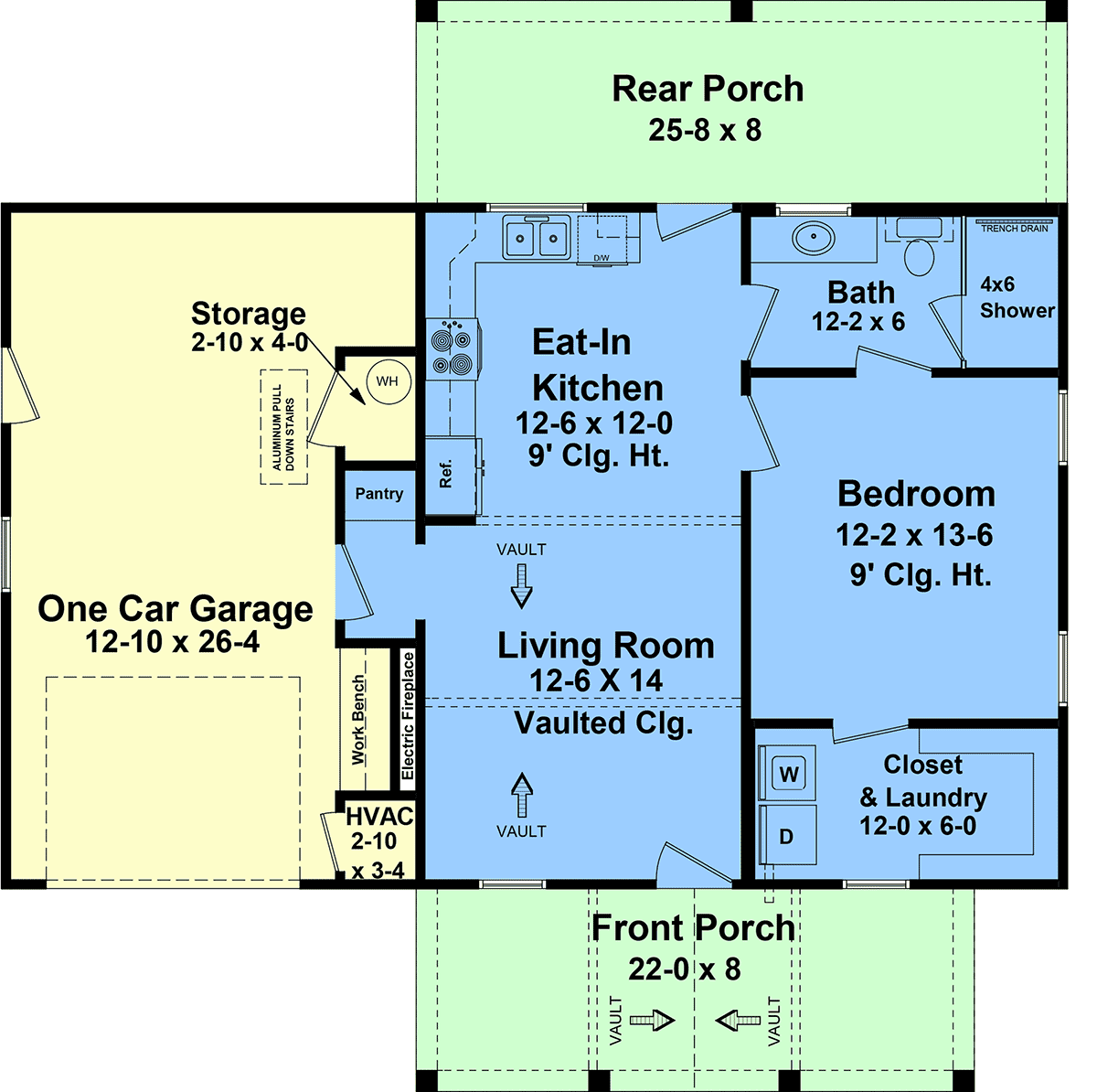 House Plan 60139 Level One