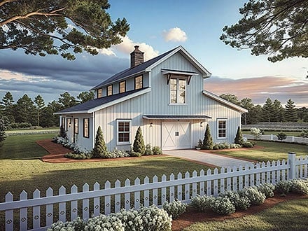 Plan 60143 - 741 Square Feet