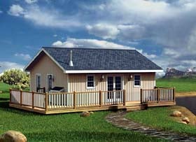 Plan 6020 - 576 Square Feet